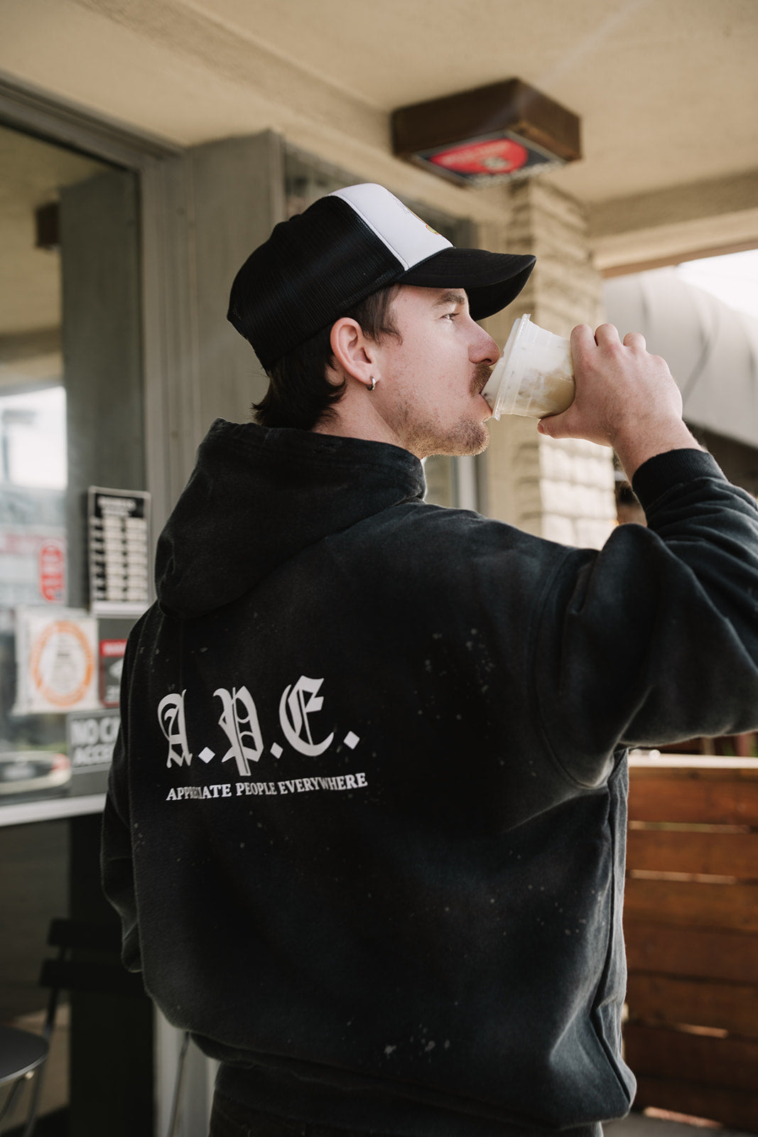 A.P.E. New Design Hoodie – Ape Coffee